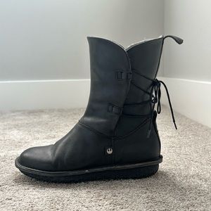 Star Wars black Rey boots by Po-Zu